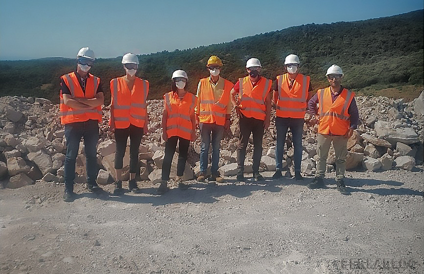 Figura 3 - Visita alla cava di perlite “Imerys Sardinia Perlite”