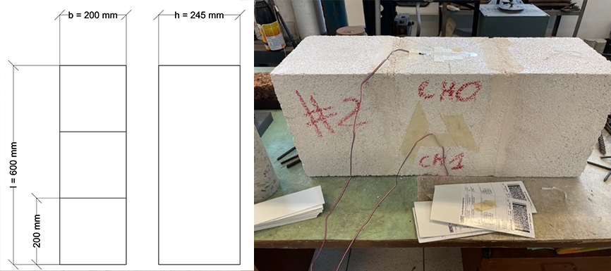 Figura 8 - Triplette in agglomerato di perlite
